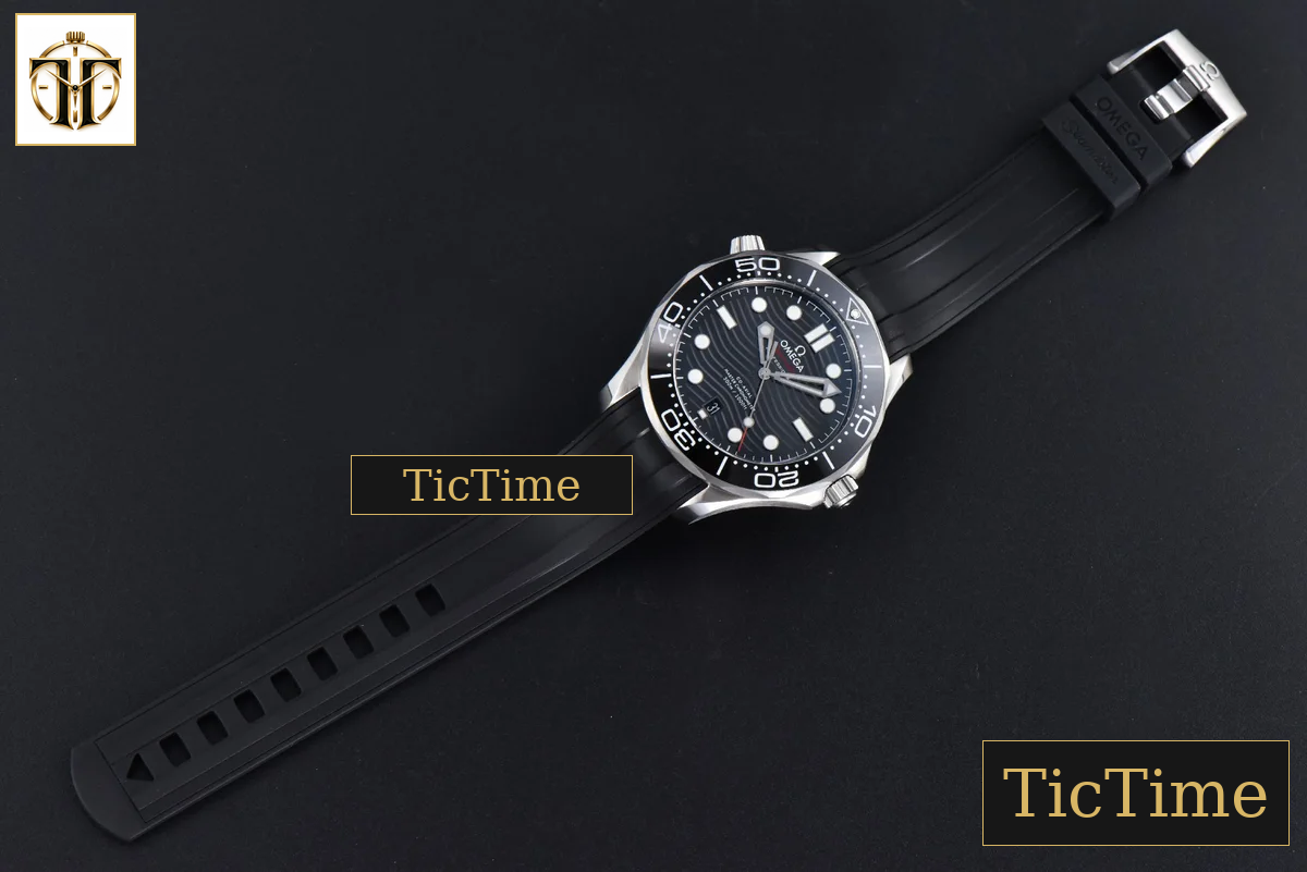 Seamaster Diver 300M 42mm ZF Black Ceramic Black Dial Black Rubber Strap A8800 — foto 34