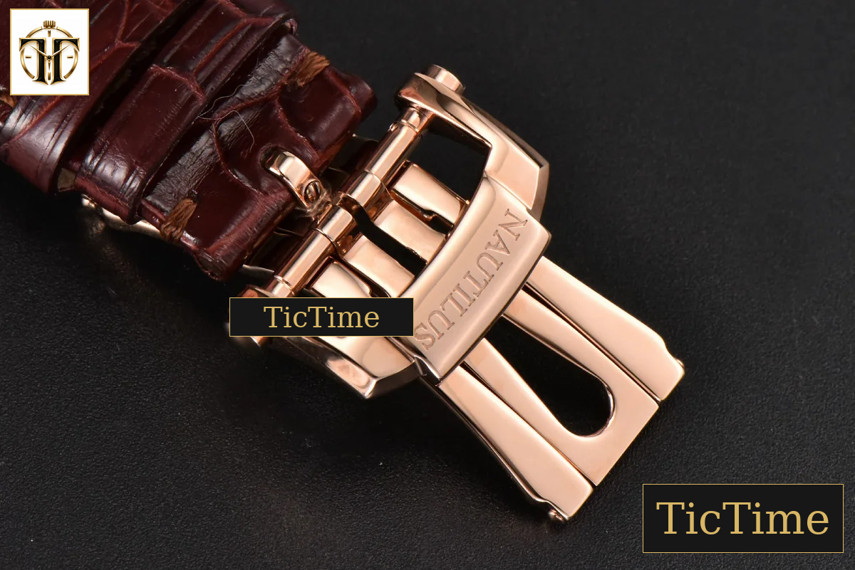 Nautilus 5712 40mm ZF RG Brown Dial Brown Leather Strap V4 A240 — foto 29