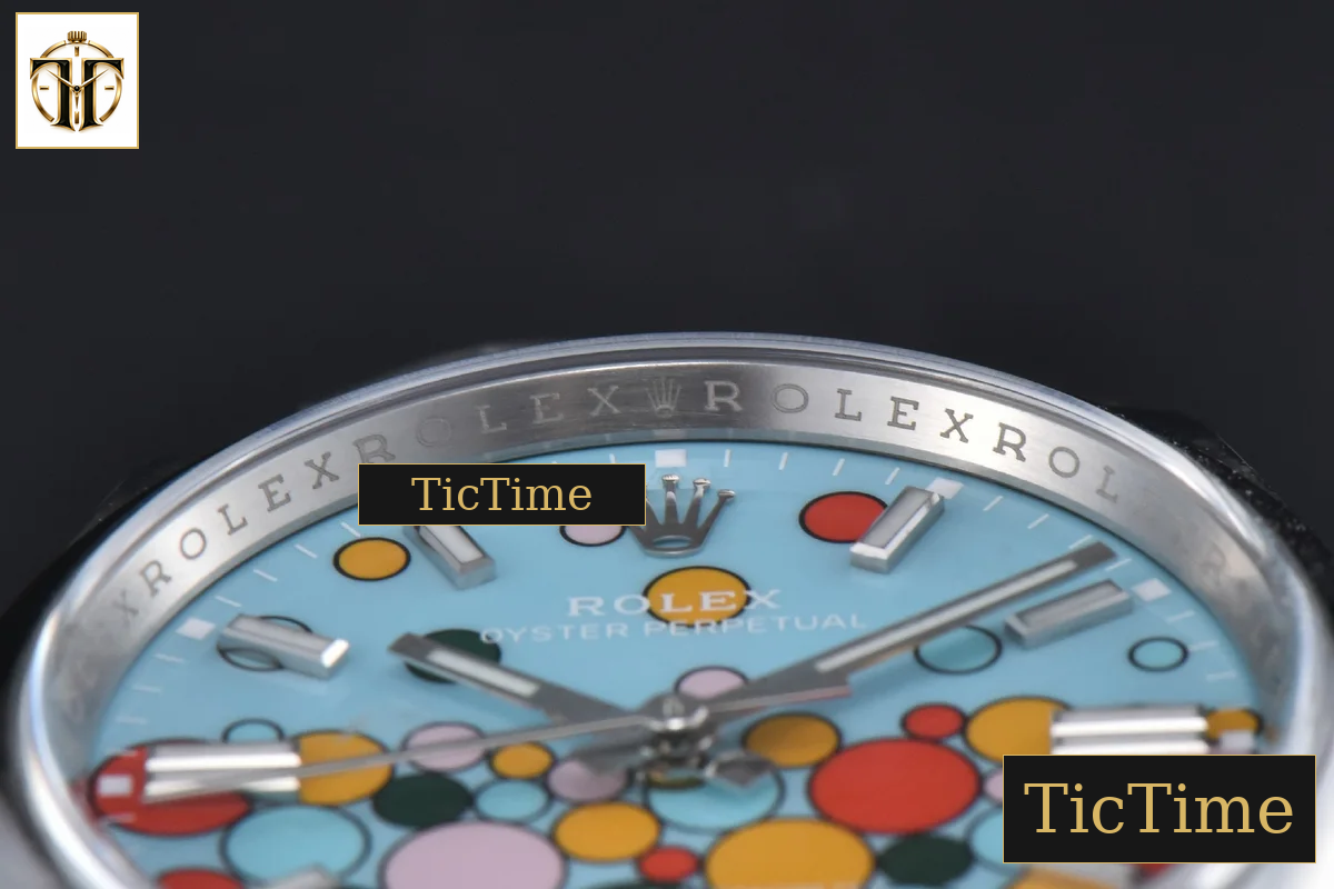 Oyster Perpetual 904L 126000 36mm Clean Factory Tiffany Blue Celebration Ballon Dial SS Bracelet VR3230 — foto 11