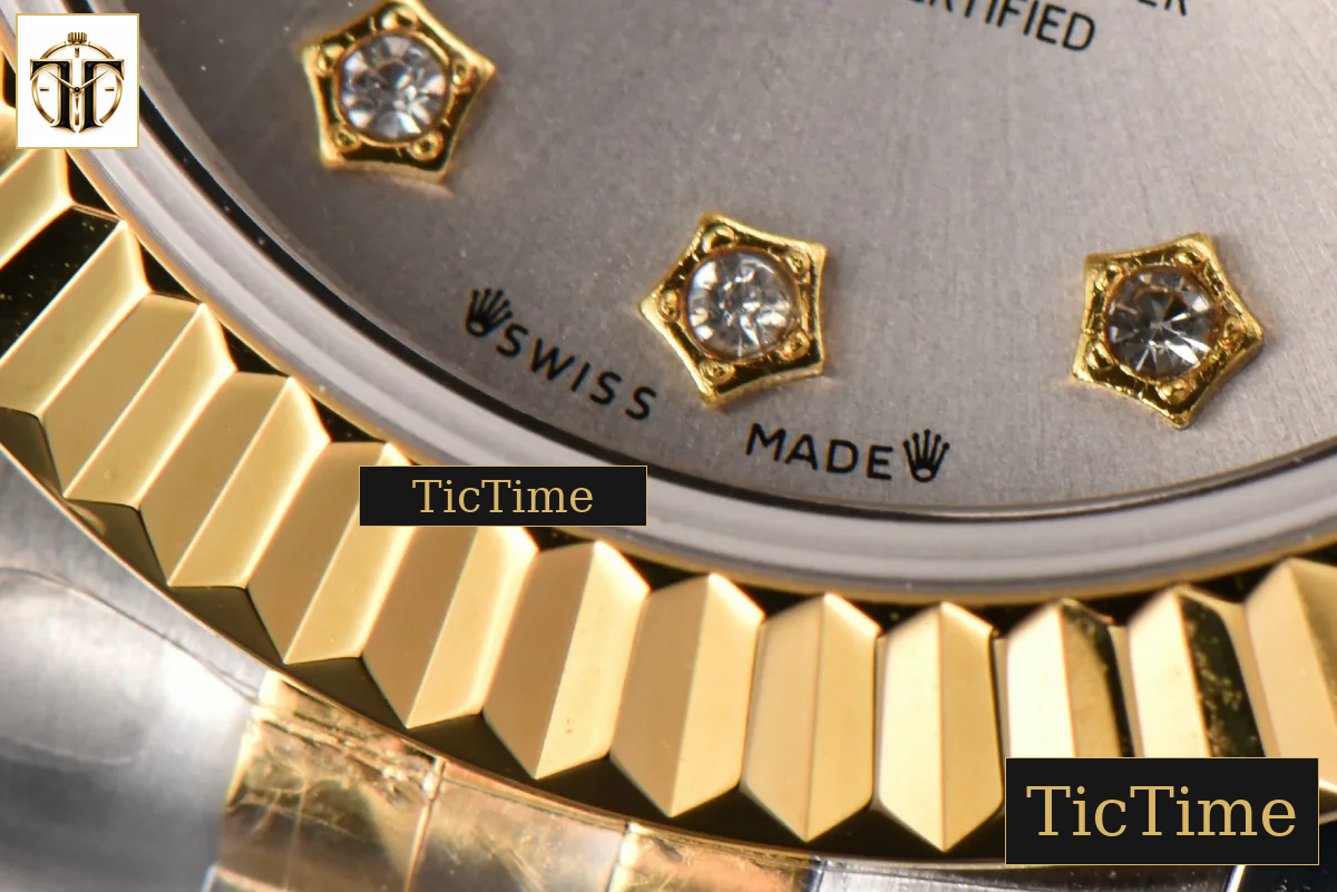 DateJust Ladies 28mm WF YG/SS Silver Dial Diamond Roma Marker Jubilee Bracelet A2236 — foto 8