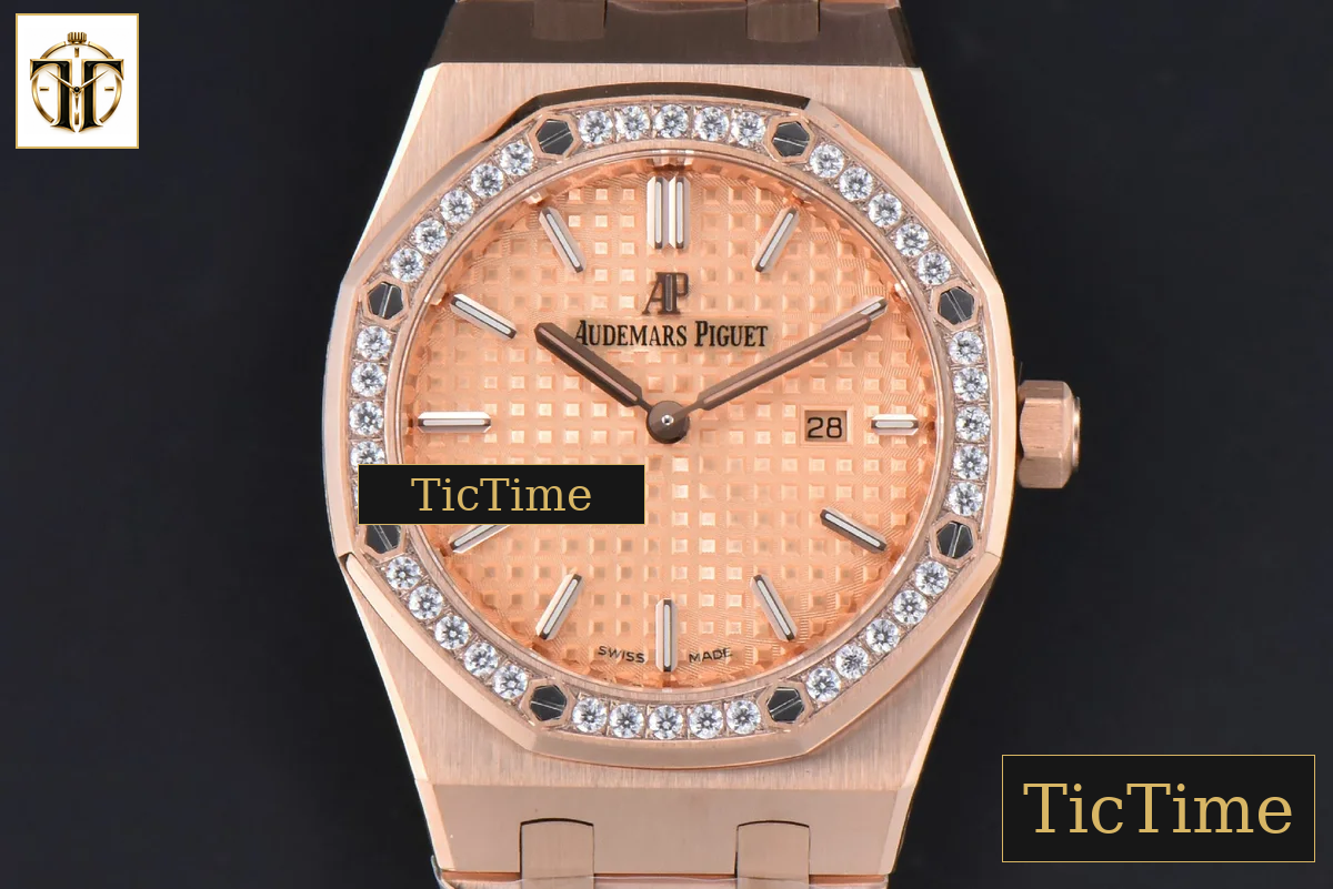 Royal Oak Ladies 67651OR 33mm ZF RG Diamond RG Dial RG Bracelet Quartz — foto 2