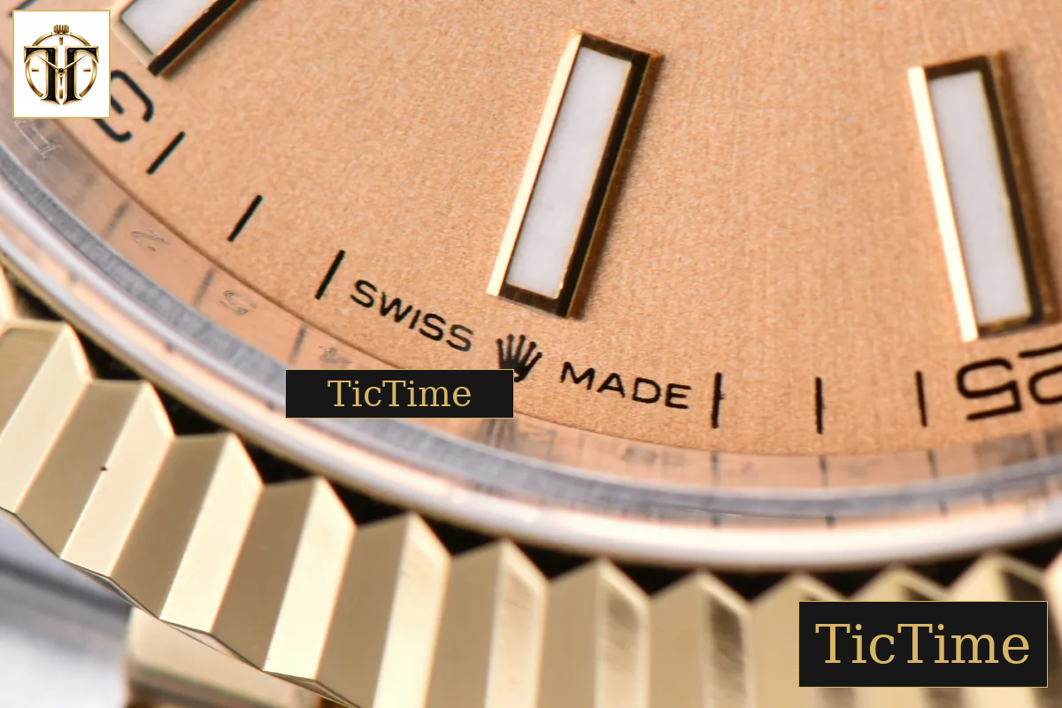 Datejust 41mm GMF YG/SS Gold Dial Stick Marker Fluted Bezel Jubille Bracelet VR3235 — foto 9