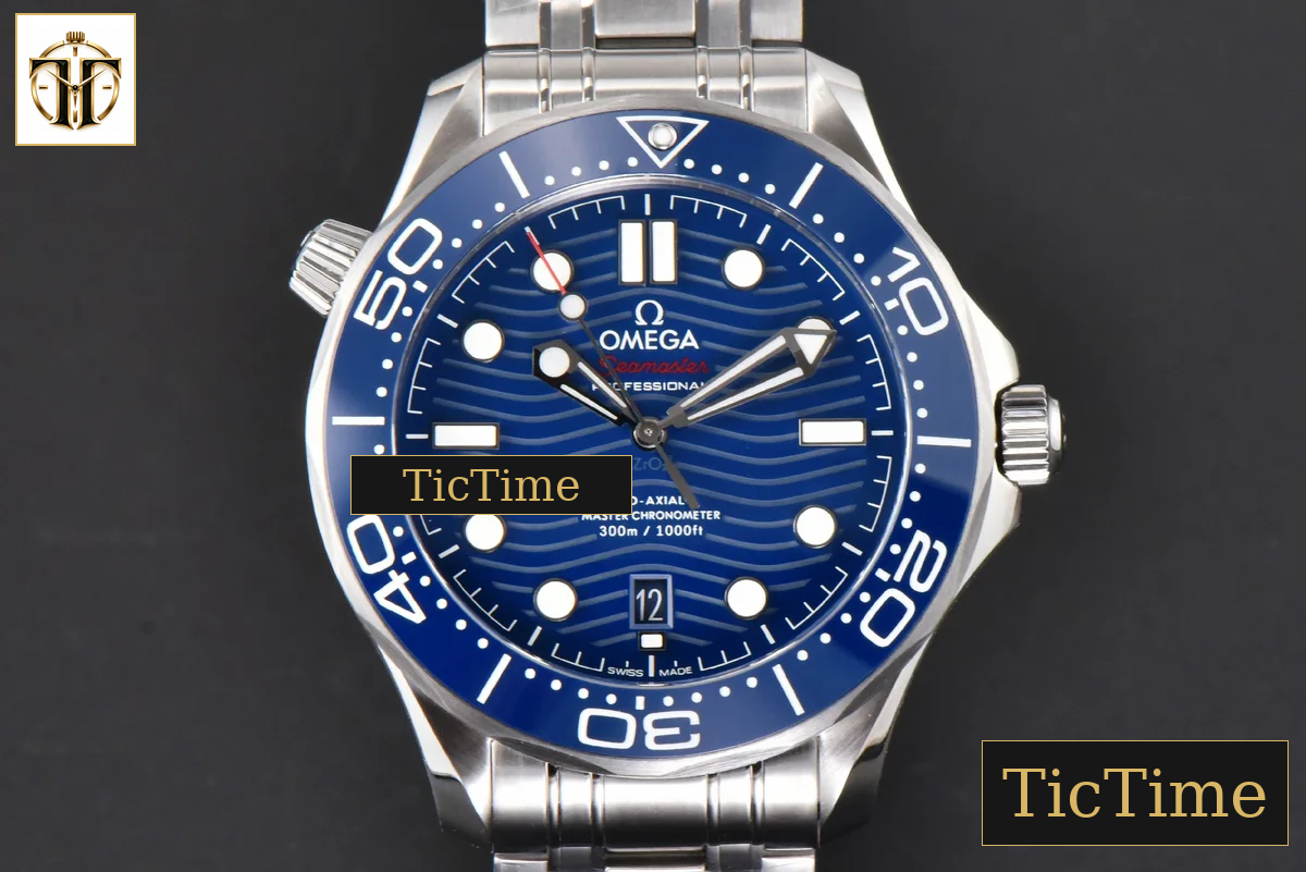 Seamaster Diver 300M 42mm ZF Blue Ceramic Blue Dial SS Bracelet A8800 — foto 2