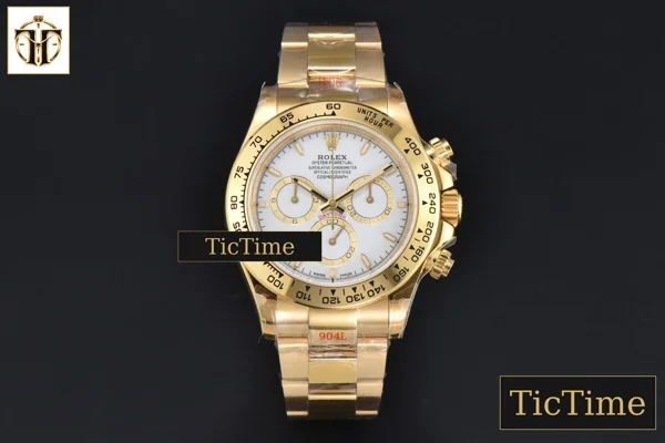 Foto frontal — Daytona 904L 126508 40mm BPF YG White Dial YG Bracelet SH4131