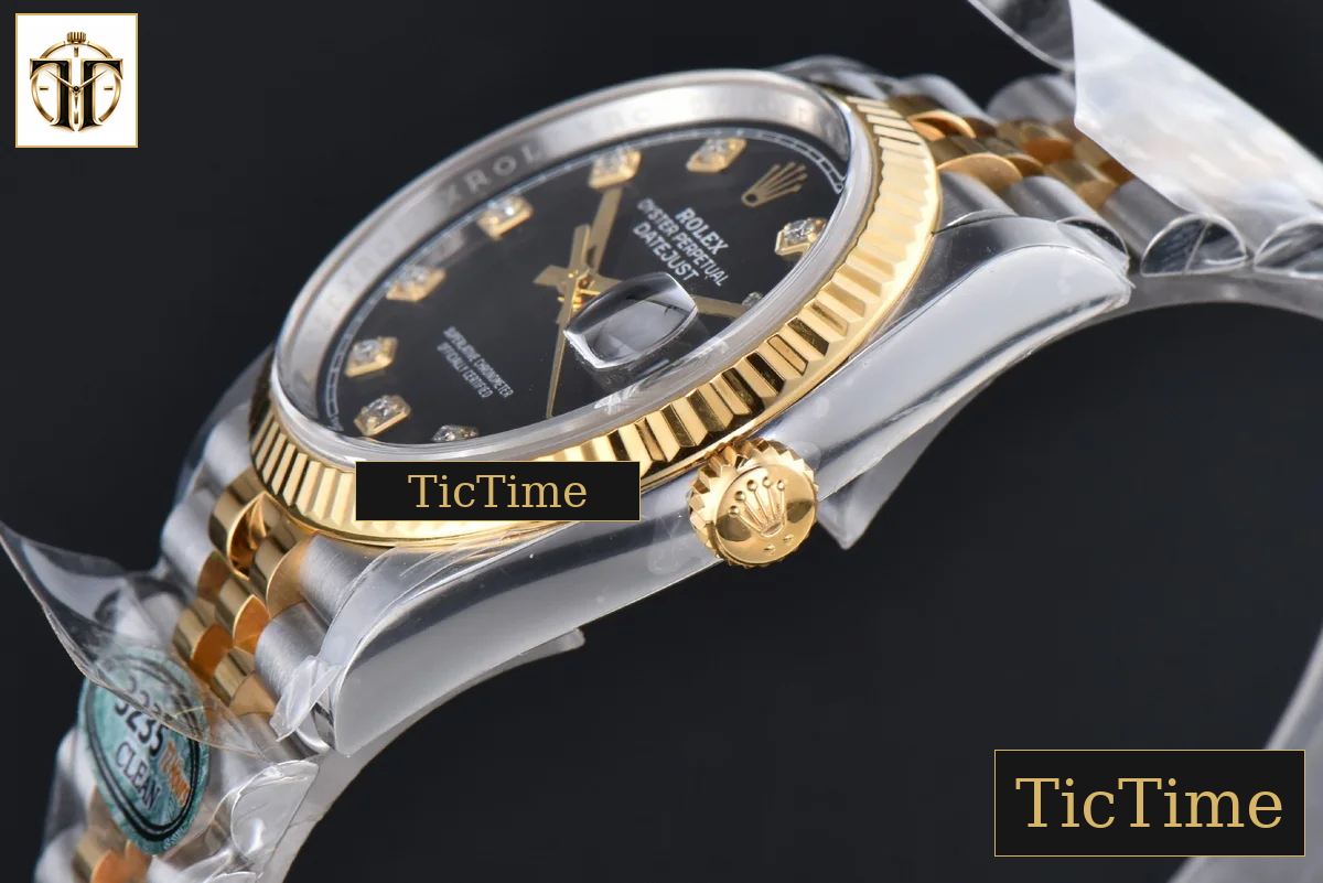 DateJust 126333 36mm Clean Factory YG/SS Black Dial Diamond Marker YG/SS Jubilee Bracelet VR3235 — foto 11