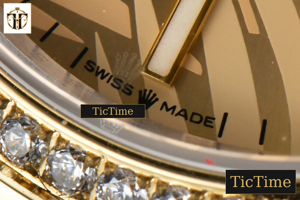 DateJust 36mm BPF YG/SS Diamond YG Plam Dial Oyster Bracelet A2824 — foto 8