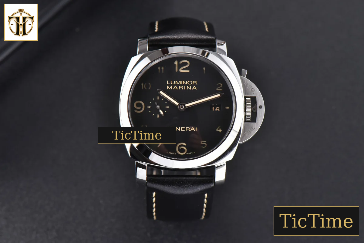 Luminor 1950 PAM320 44mm VSF Black Dial Leather Strap P9000 — foto 3