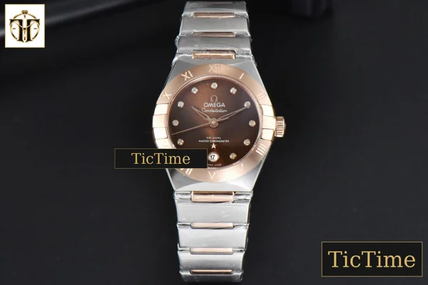 Foto frontal — Constellation 29mm TWSF RG Brown Dial RG/SS Bracelet A8700