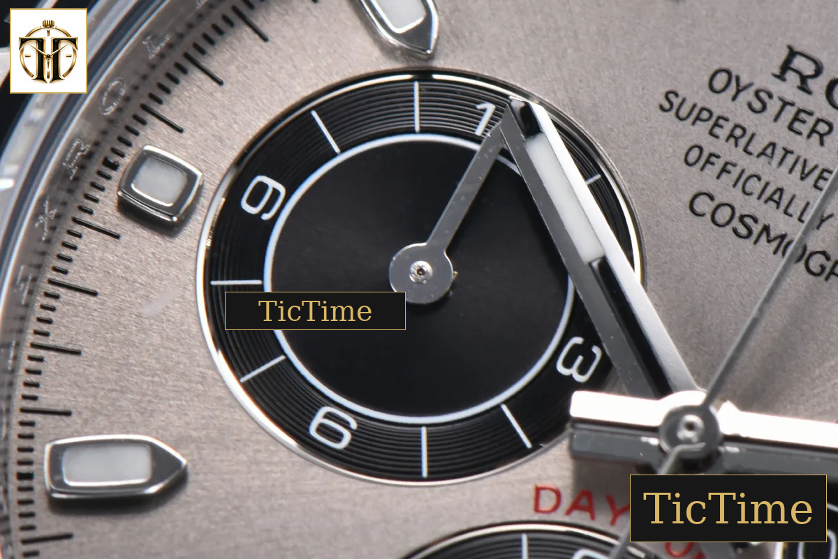 Daytona 116519 40mm ZF SS Gray Black Subdial Oysterflex Strap SH4130 — foto 5