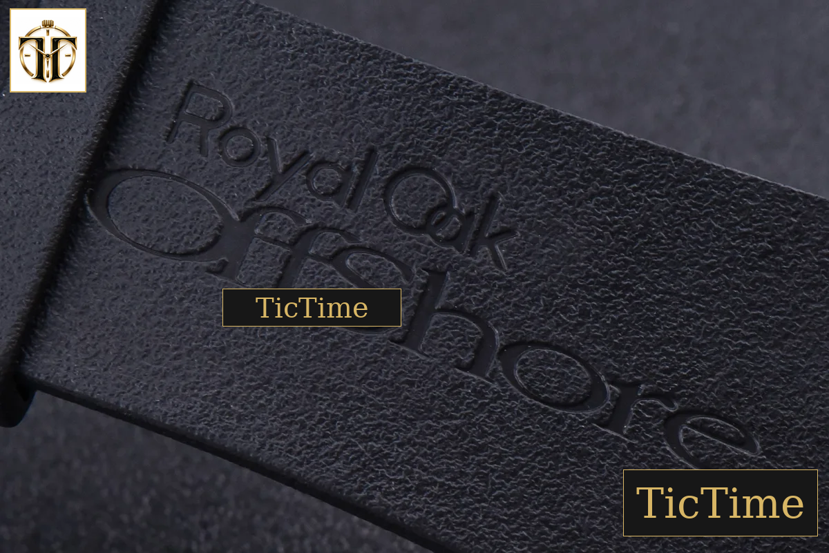Royal Oak Offshore 26405CE 44mm JF RG Black Dial RG Marker Black Rubber Strap V2 A3126 — foto 16