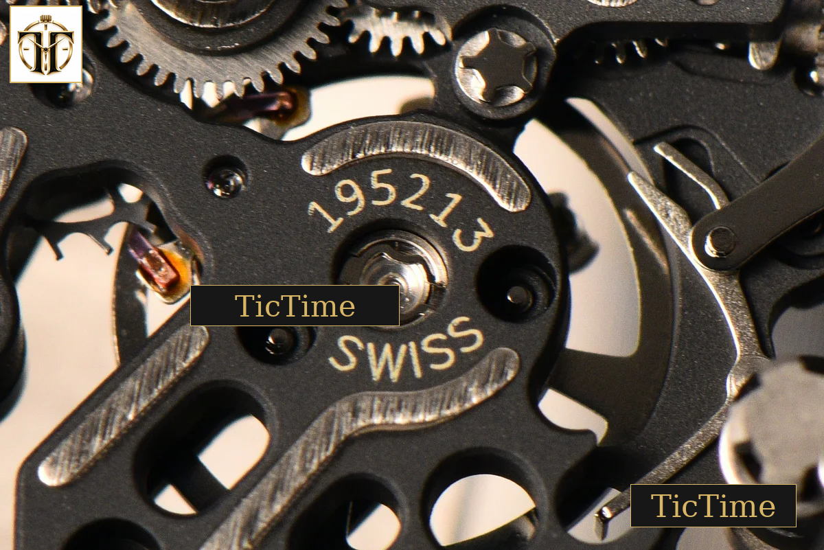 RM055 42.7mm APSF Ceramic Black Bezel Black Skeleton Dial Black Crown Black Rubber Strap RMUL2 — foto 10