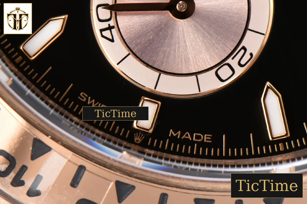 Daytona 126505 40mm Clean Factory RG Black Dial RG Subdial RG Bracelet SH4131 — foto 9