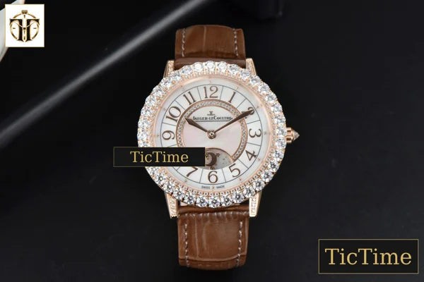 Foto frontal — Rendez-Vous Night & Day 37mm GF RG Diamond MOP Dial Brown Leather Strap A7750