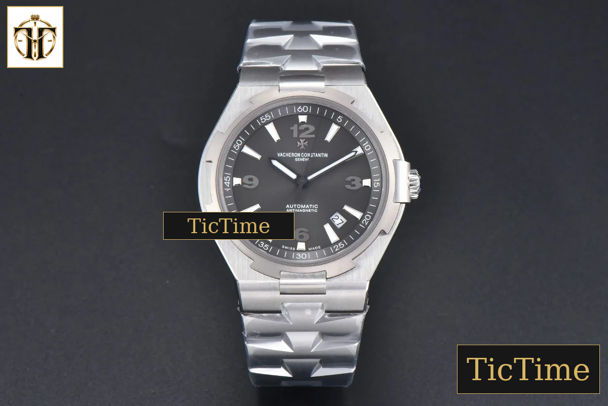 Overseas 47040 42mm PPF Gray Dial SS Bracelet A1226 — foto 3