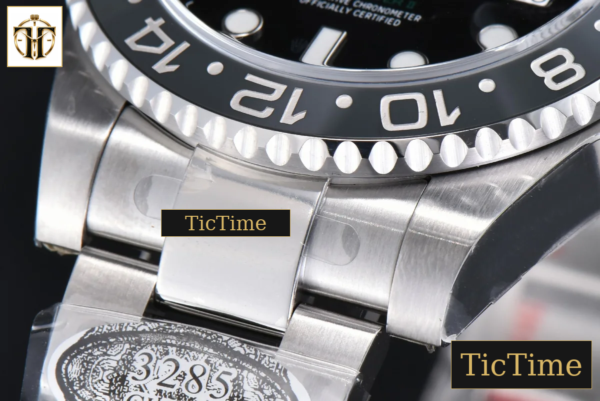 GMT Master II GRNR 904L 126710 40mm Clean Factory Black/Gray Bezel Black Dial Osyter Bracelet DD3285 — foto 11