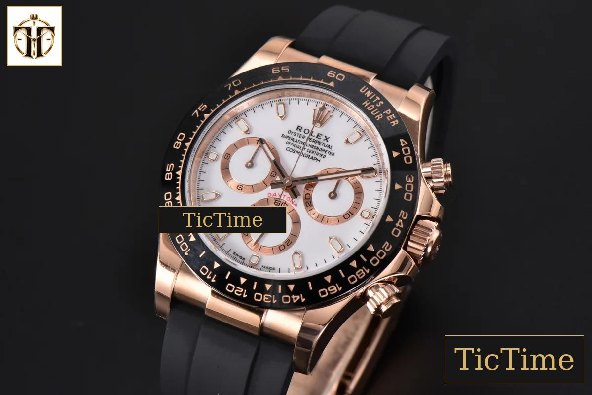 Daytona 116515 BTF RG Ceramic White/RG Dial Oysterflex Strap SA4130 — foto 4