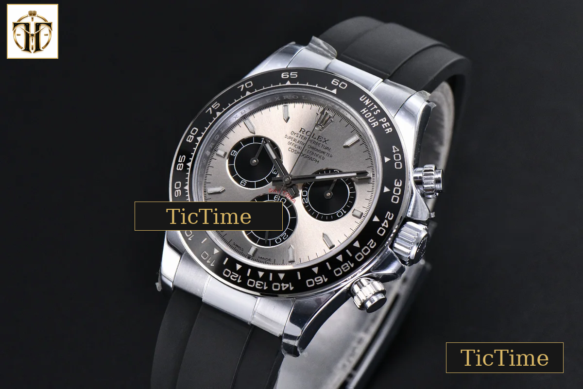 Daytona UFO 126519 40mm UF Gray Black Subdial Oysterflex Strap (Free Sprung) UF4131 — foto 5