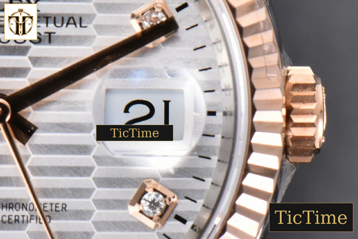 DateJust 36mm VSF RG/SS Silver Motif Dial Diamond Marker Jubilee VS3235 — foto 10