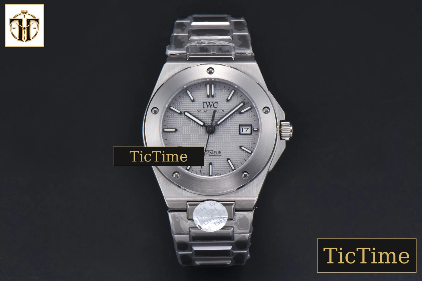 Vista frontal — Ingenieur 40mm GHF Gray Textured Dial Bracelet MY9015