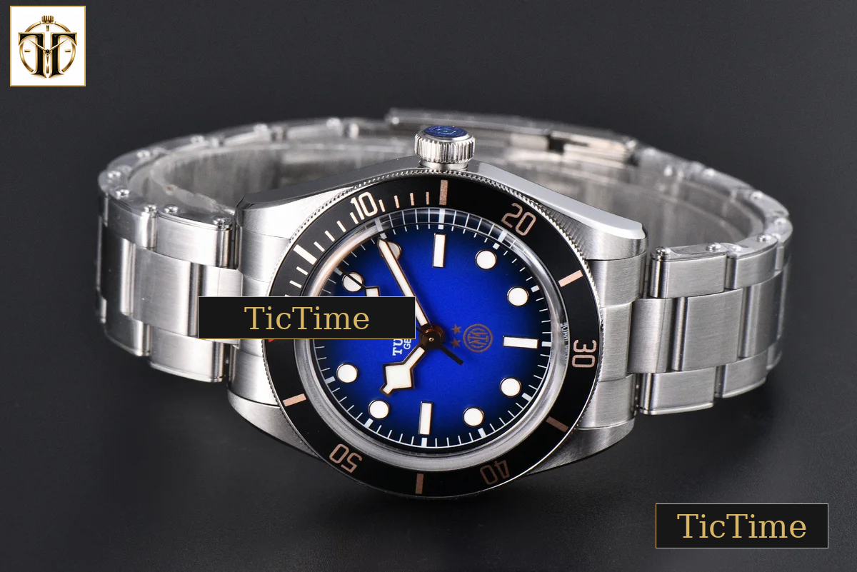 Black Bay Fifty Eight Inter Milan 39mm ZF SS Gradient Blue Dial SS Bracelet A2824 — foto 13