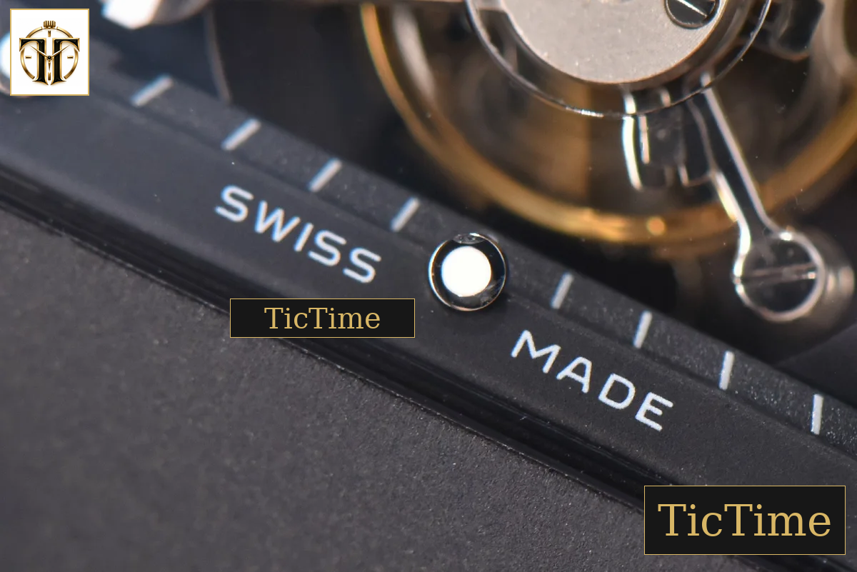 Tourbillon RM001 47mm JBF PVD Black Skeleton Dial Black Rubber Strap — foto 8