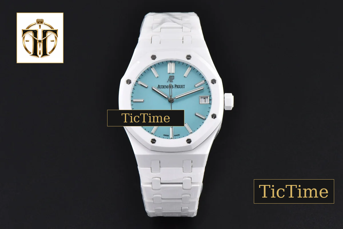 Royal Oak Chrono 26240 41mm APSF White Ceramic Tiffany Dial Bracelet SA4401 — foto 3