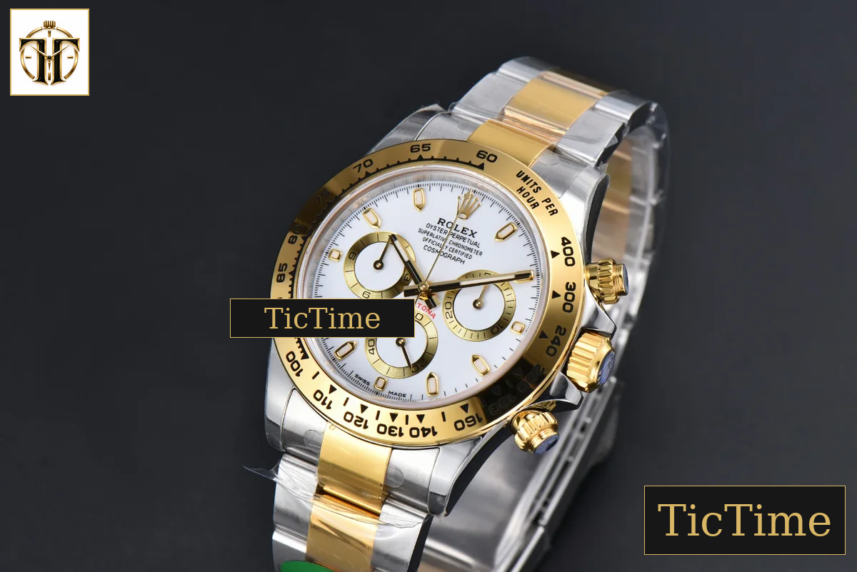 Daytona 116503 APSF YG/SS White Dial Lume Marker YG/SS Bracelet SH4130 — foto 5