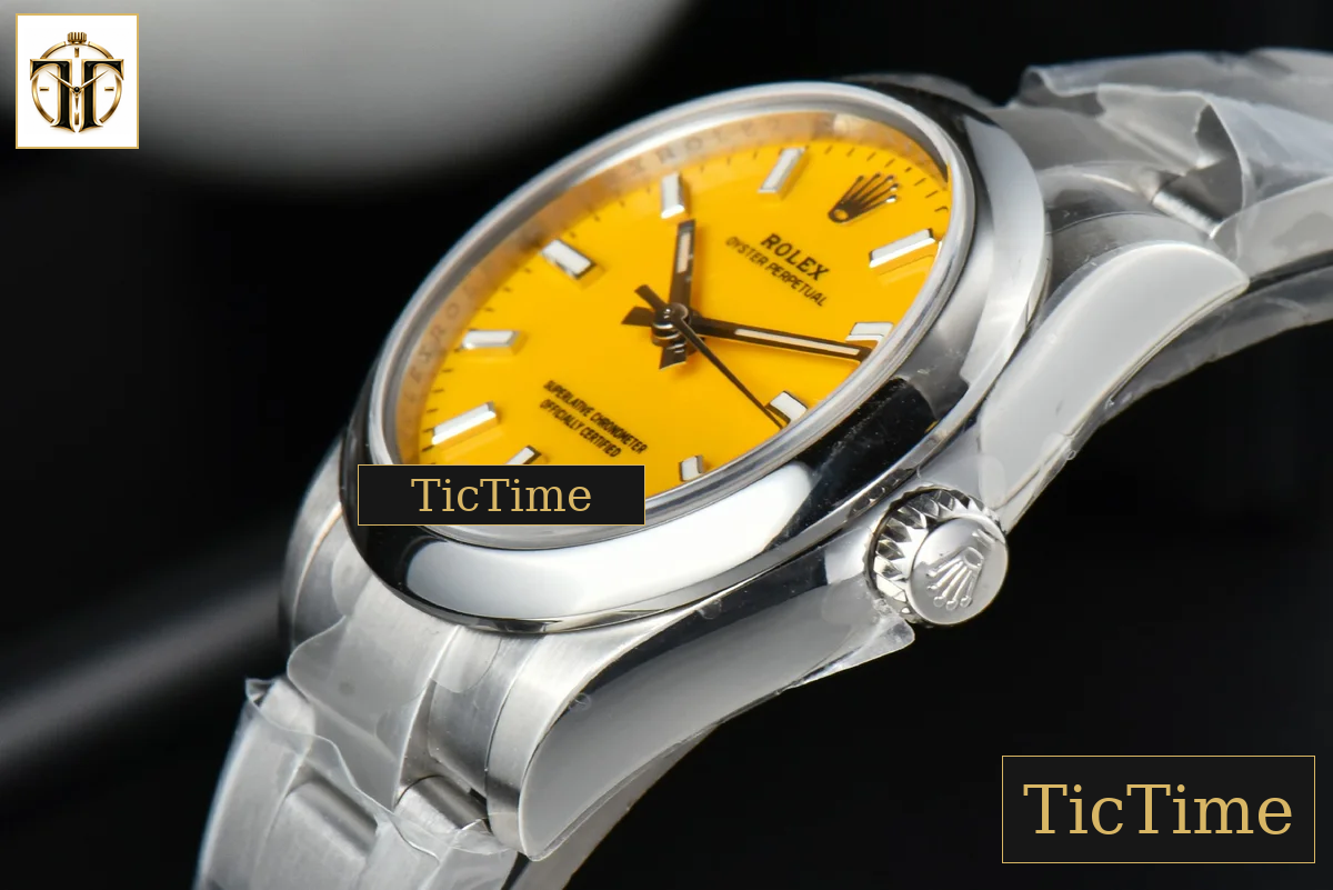 Oyster Perpetual 277200 31mm EWF Yellow Dial SS Bracelet A3230 — foto 9