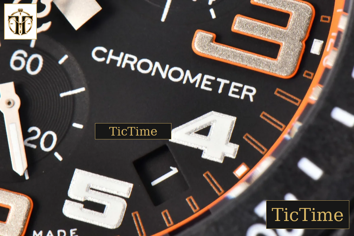 Endurance Pro 44mm OF Orange Chronometer Dial Orange Rubber Strap Swiss Quartz — foto 8