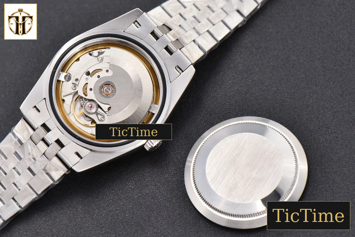 DateJust 36mm GMF SS Smooth Bezel Gray Dial Diamond Roma Marker Jubilee Bracelet VR3235 — foto 17