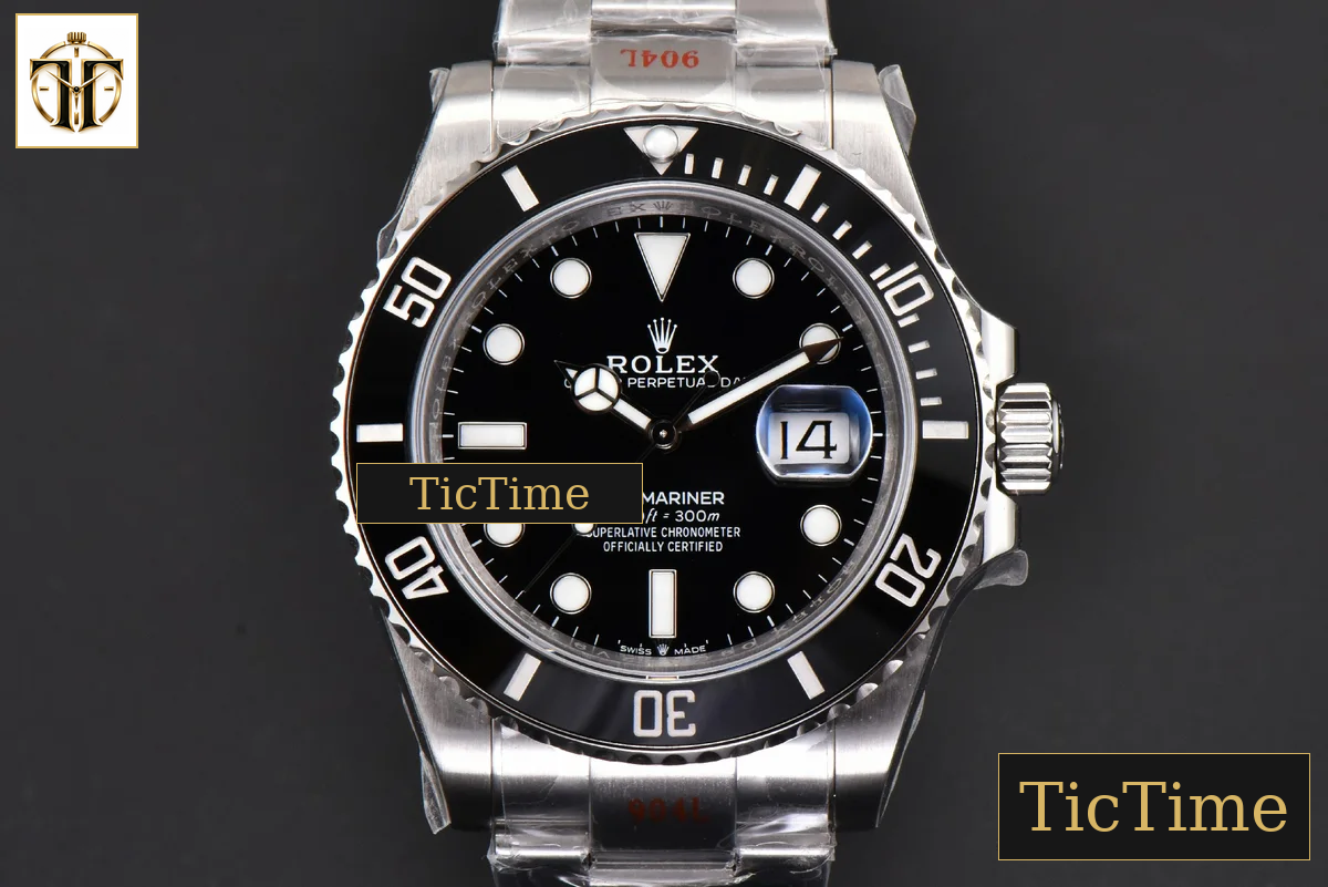 Submariner LN 126610 41mm King Factory Black Ceramic Black Dial SS Bracelet VR3235 — foto 2