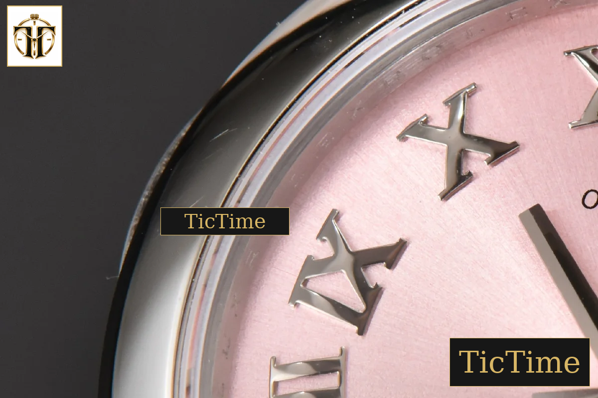 DateJust Ladies 904L Smooth 31mm WF Pink Dial Roma Marker Oyster Bracelet A2671 — foto 6