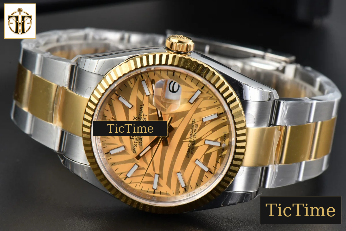 DateJust 36mm EWF YG/SS YG Plam Dial Oyster Bracelet A3235 — foto 16