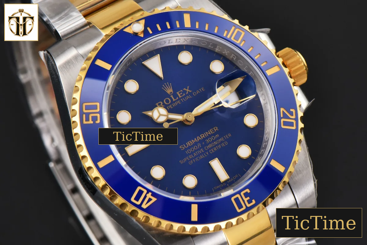 Submariner LB 904L 116613 King Factory YG/SS Blue Ceramic Blue Dial SS Bracelet VR3135 — foto 12