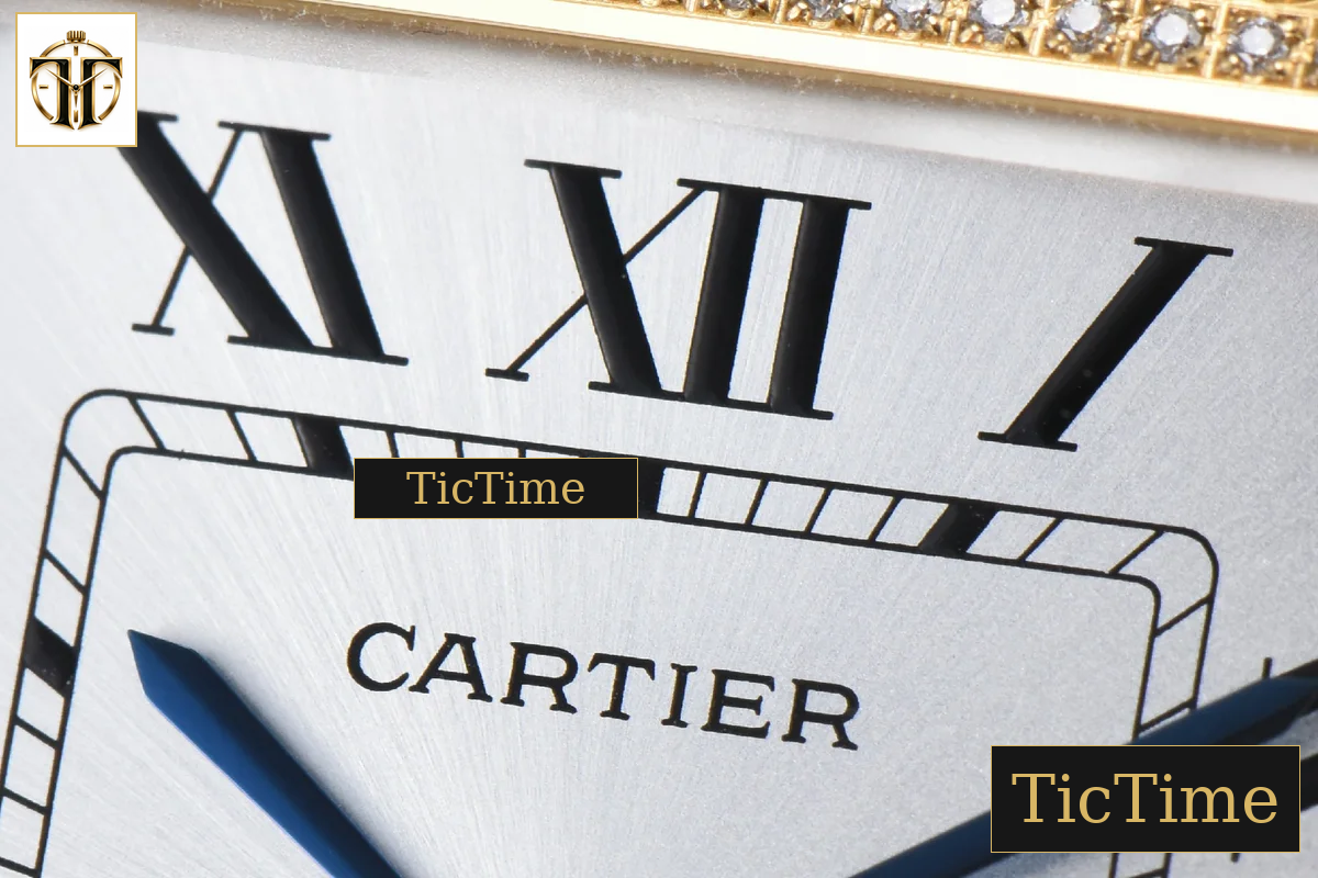 Santos de Cartier XL 40mm AF YG White Dial YG Diamond Bezel Black Rubber Strap Miyota 9015 — foto 5