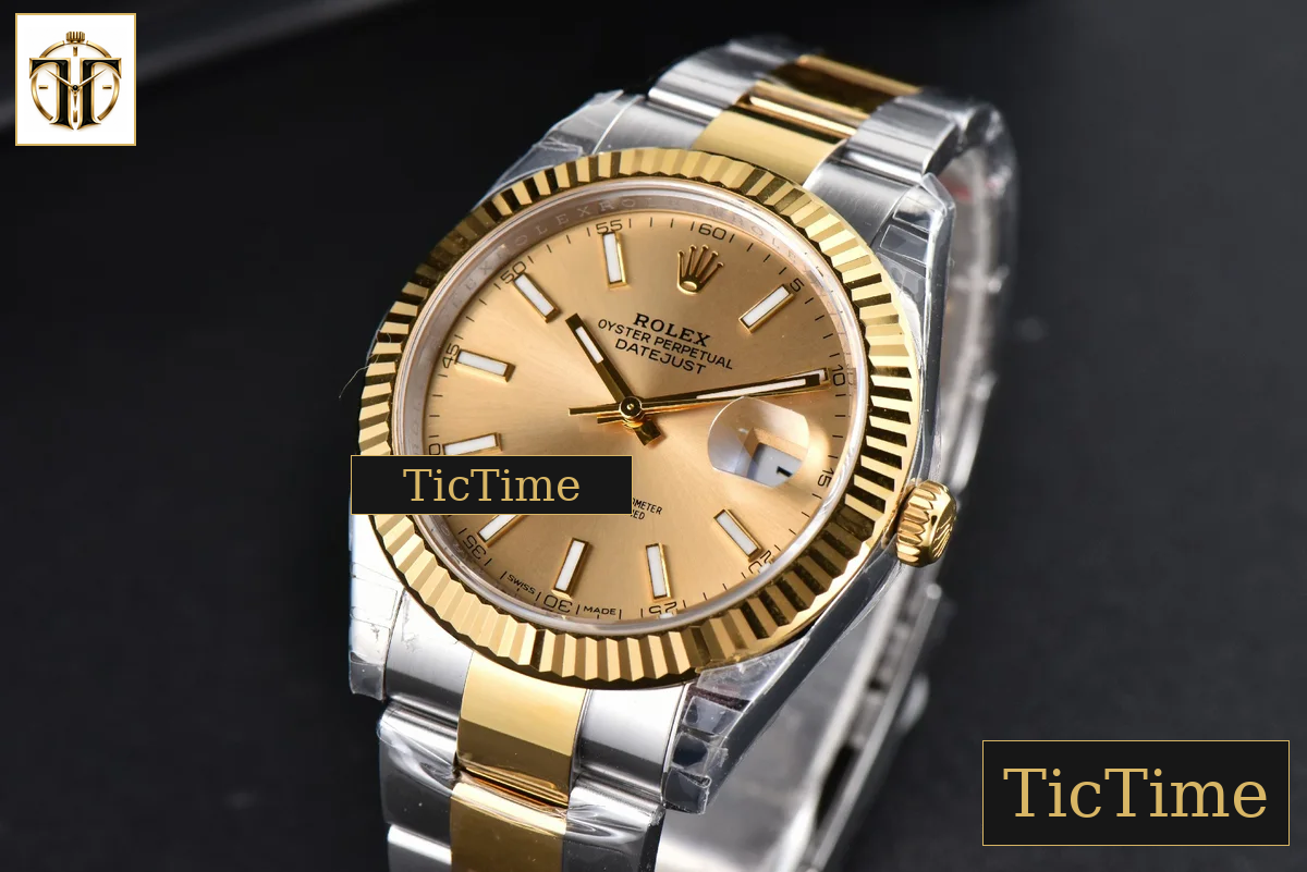 DateJust 126333 41mm VSF YG/SS Fluted Bezel YG Dial Oyster Bracelet VS3235 — foto 19