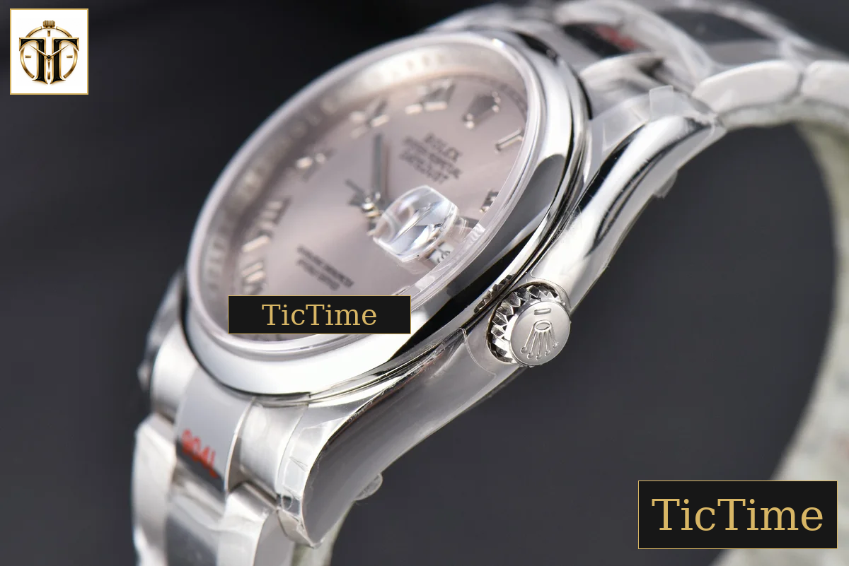 DateJust 36mm GMF SS Smooth Bezel Silver Dial Roma Marker Oyster Bracelet VR3235 — foto 13