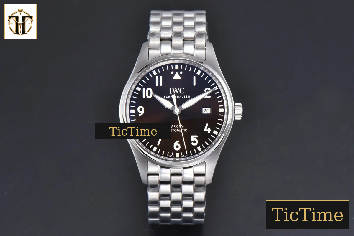 Mark XVIII IWC327013 40mm V7F Brown Dial SS Bracelet A2892 — foto 3