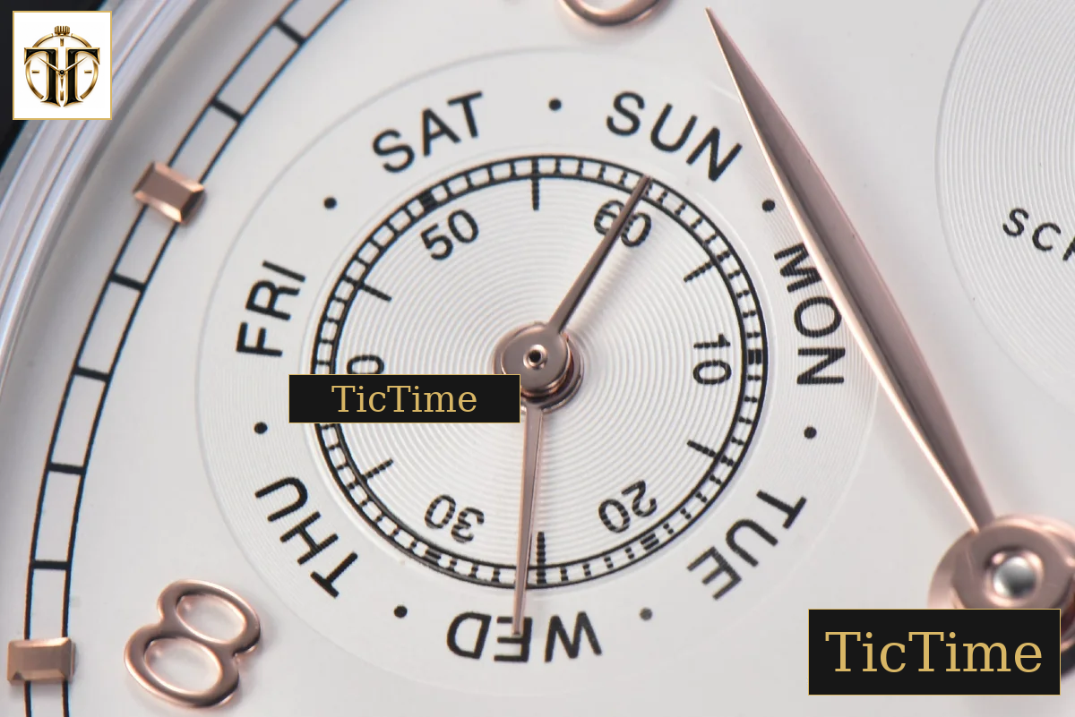 Portugieser Perpetual Calendar IW5033 42mm APSF SS White Dial Brown Leather Strap A52610 — foto 6
