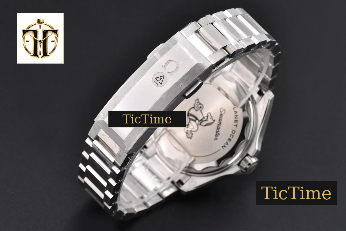 Seamaster Planet Ocean 42mm VS+ Factory Black Dial Black Bezel Steel Strap — foto 38