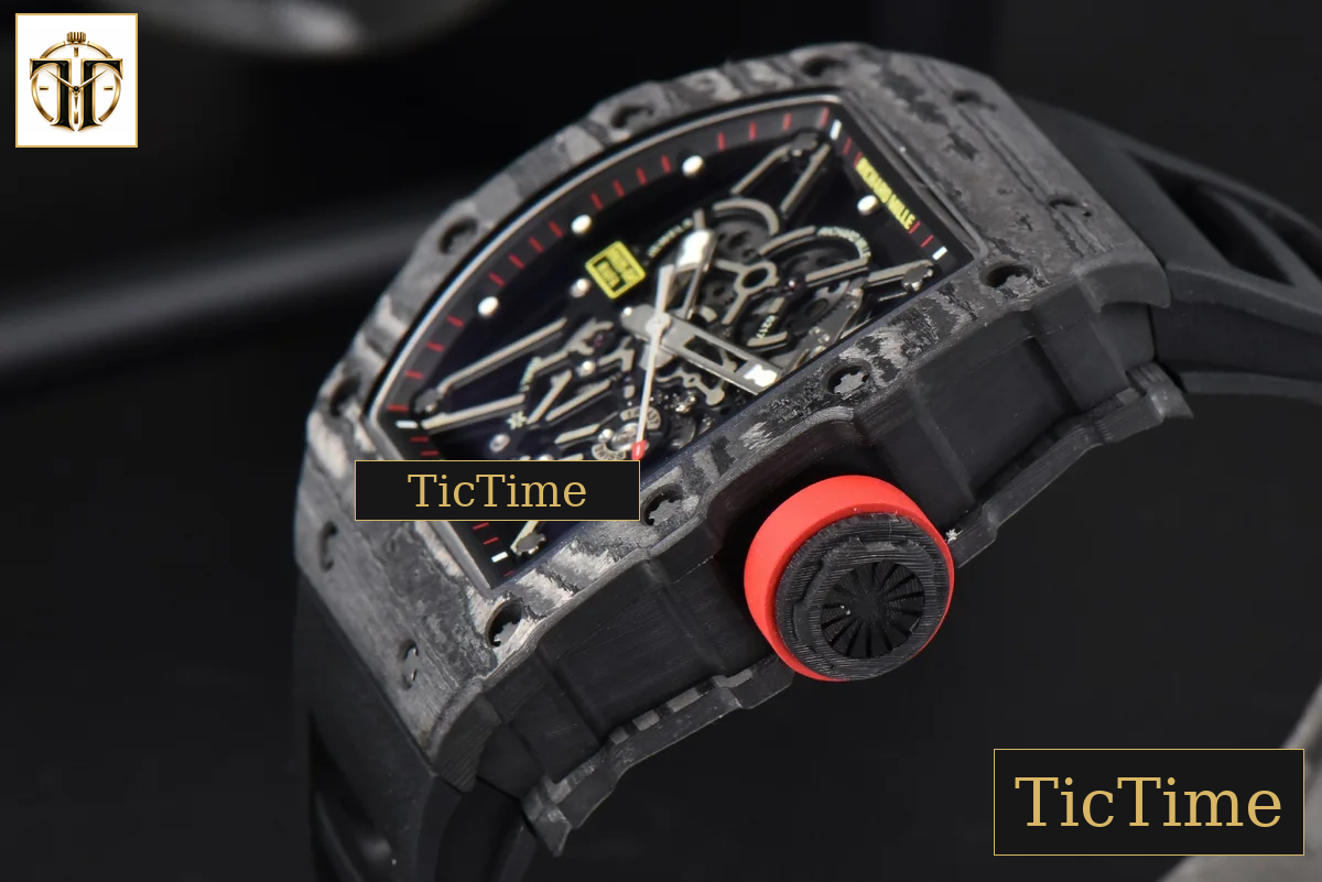 NTPT RM035-02 ZF Skeleton Dial Black Rubber Strap V5 NH05A — foto 9