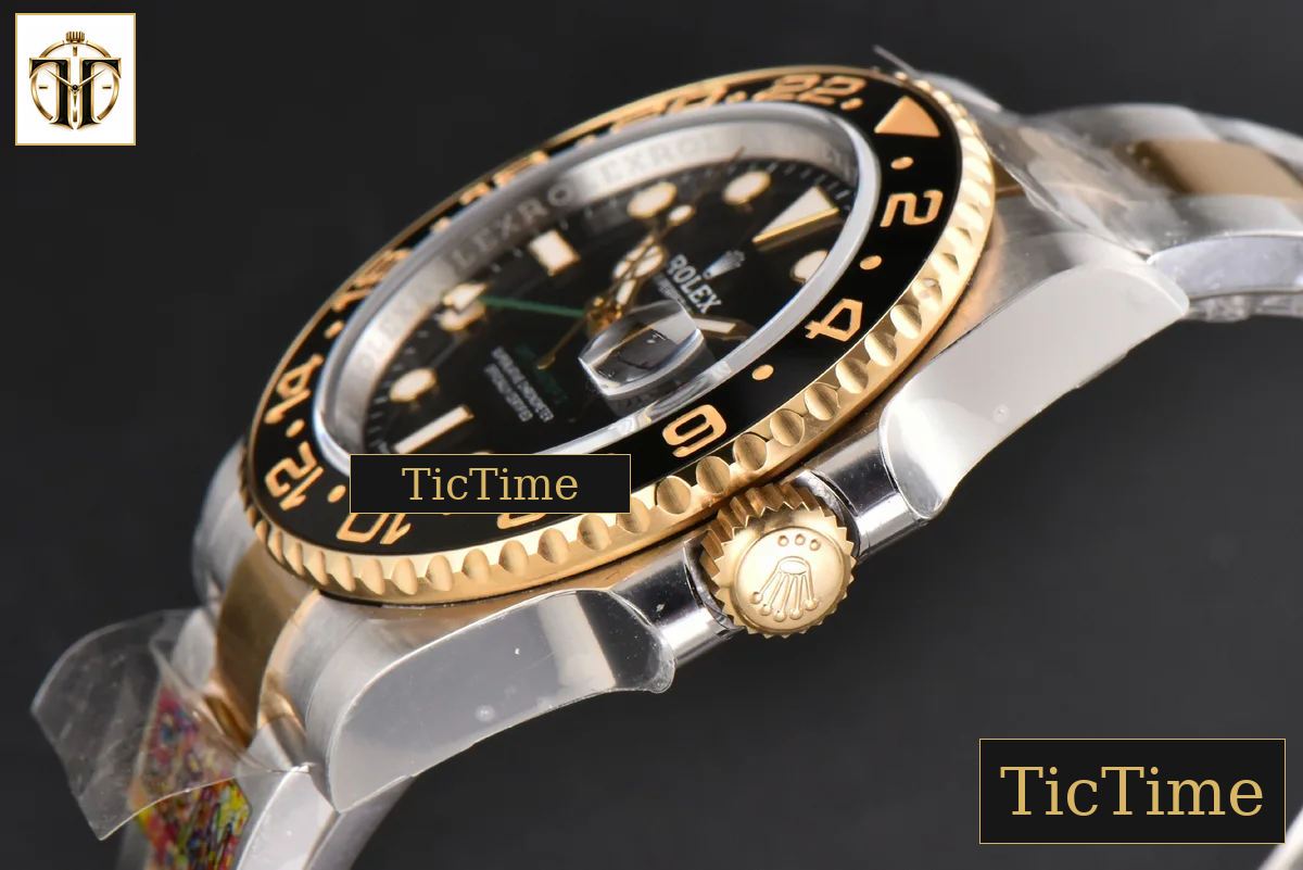 GMT Master II 116713 40mm Clean Factory YG/SS 904L Black Dial Oyster Bracelet VR3186 — foto 11