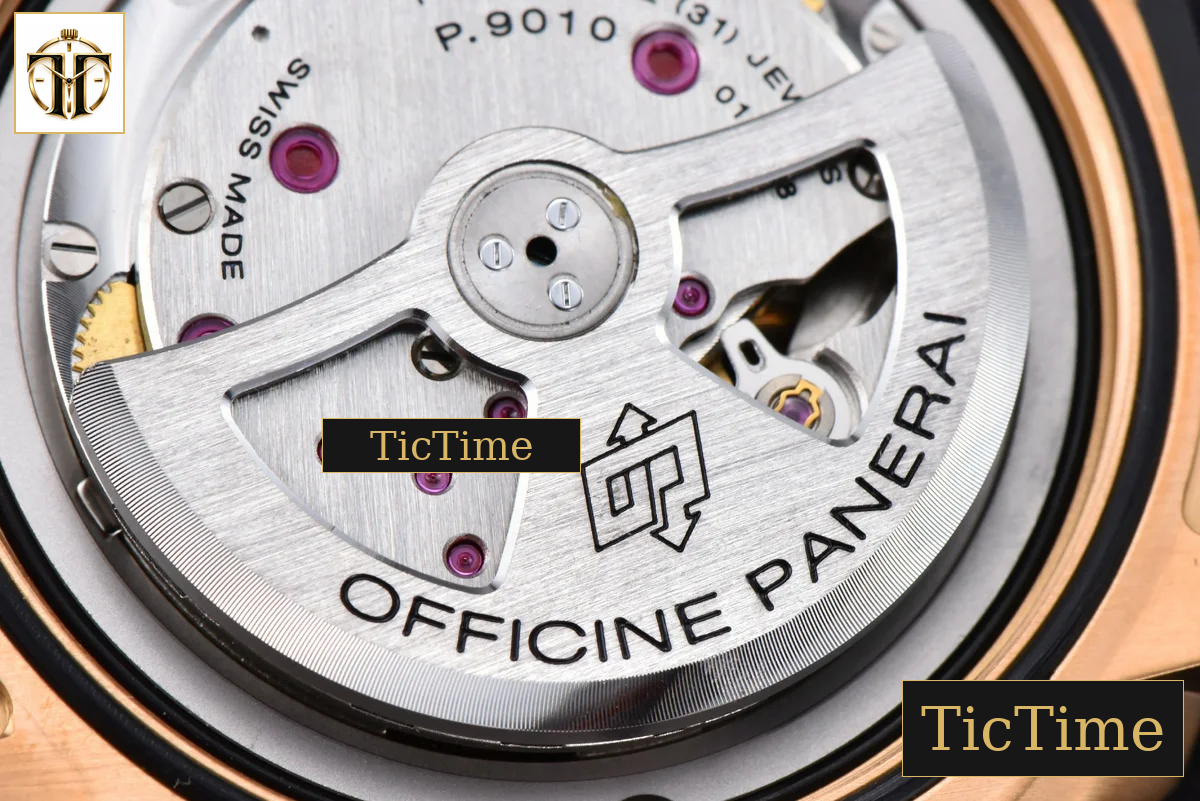 PAM1112 44mm TTF RG 44 Blue Dial Blue Leather Strap P9010 — foto 24