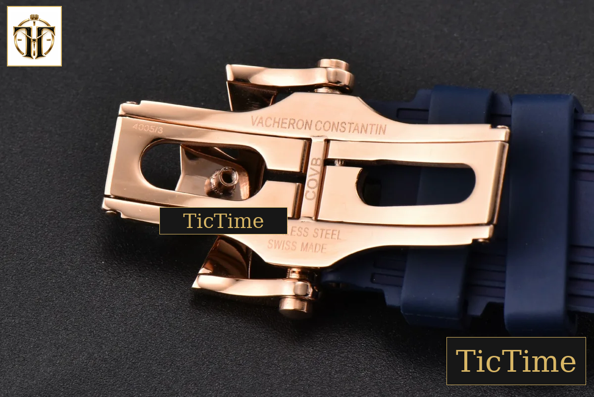 Overseas Tourbillon 6000V 42.5mm BBRF RG Blue Dial Blue Rubber Strap Tourb — foto 33