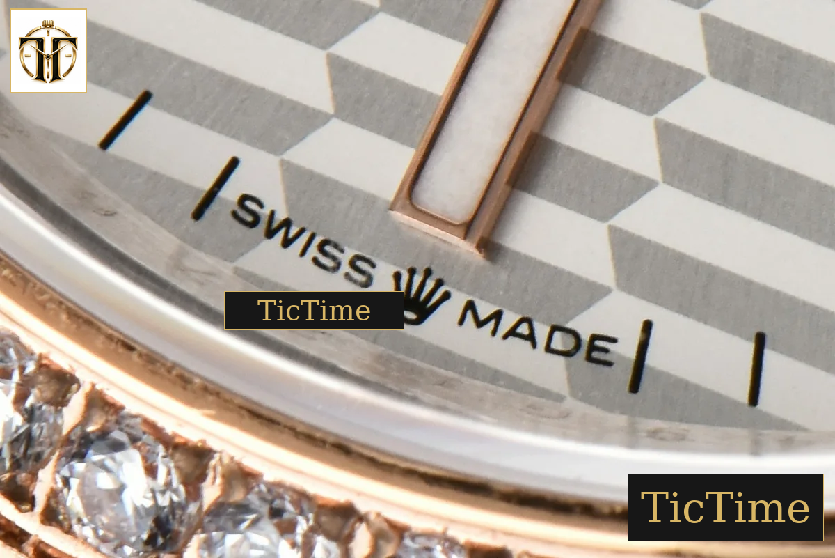 DateJust 36mm BPF RG/SS Diamodn Bezel Silver Motif Dial Oyster Bracelet A2824 — foto 11