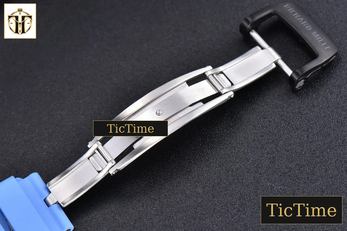 RM035-02 KVF Skeleton Dial Red Blue Rubber Strap V3 Miyota8215 — foto 22