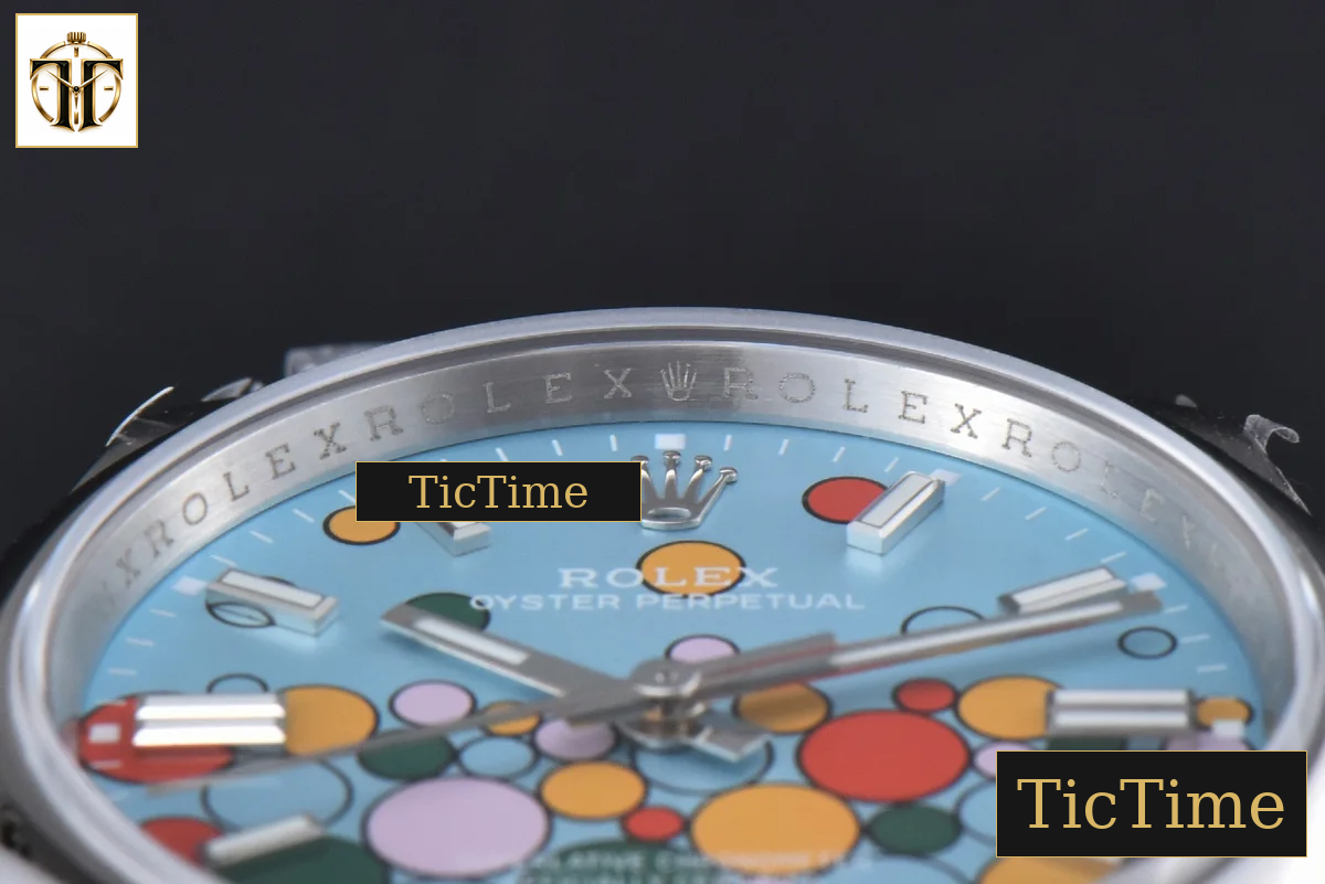 Oyster Perpetual 904L Smooth Bezel 126000 36mm GMF Tiffany Ballon Blue Dial SS Bracelet VR3230 — foto 12