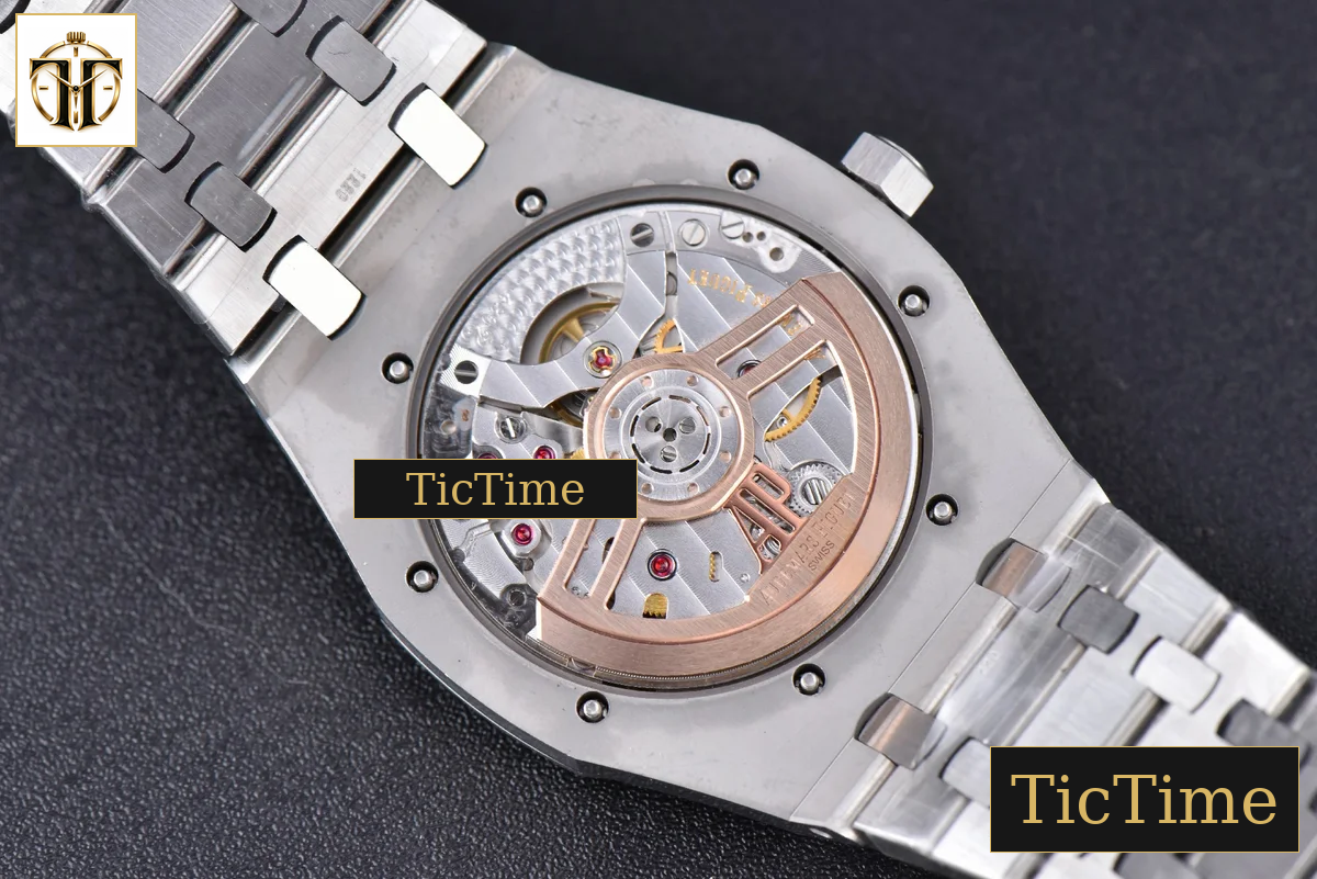 Royal Oak 15500 41mm OMF Black Textured Dial SS Bracelet V2 Miyota 9015 — foto 15