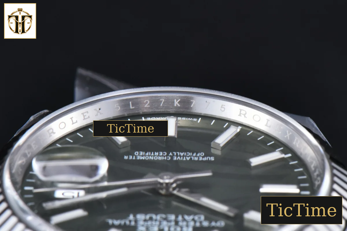 DateJust 126234 36mm Clean Factory Green Plam Dial Jubilee Bracelet VR3235 — foto 7
