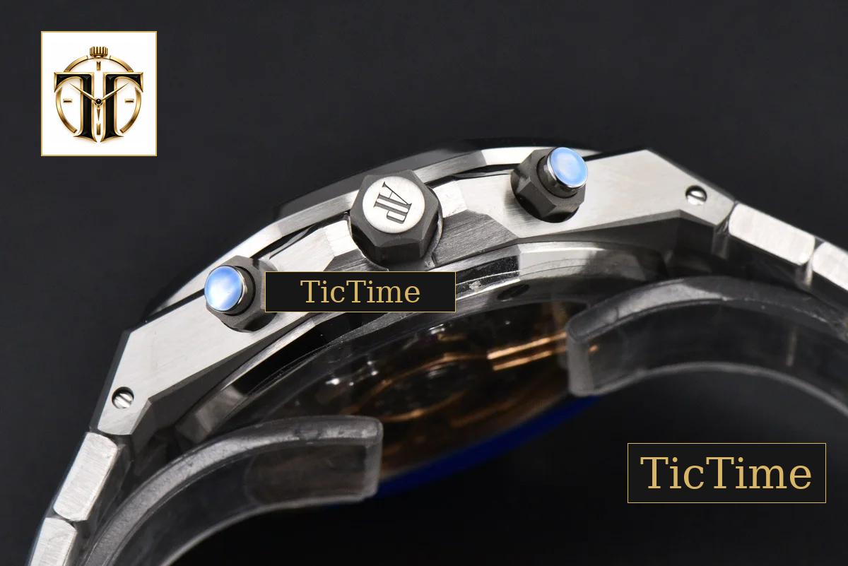 Royal Oak Chrono 26240 ZF SS Black Dial SS Bracelet V1 (V2 free sprung ) SA4401 — foto 2